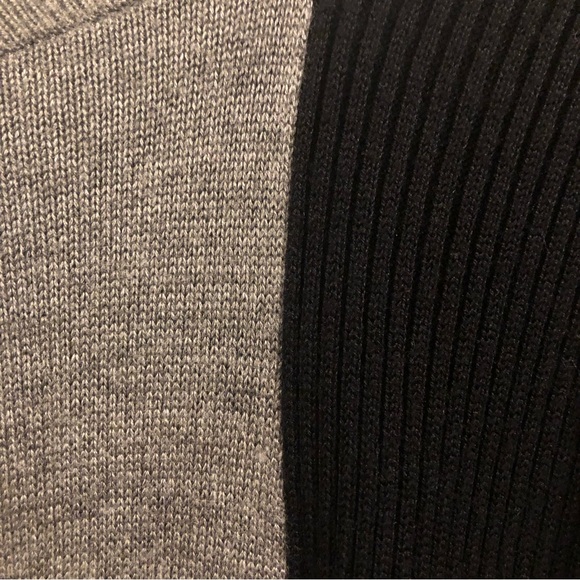 Charlie Paige Grey & Black Open Sweater Cardigan EUC - Picture 3 of 13